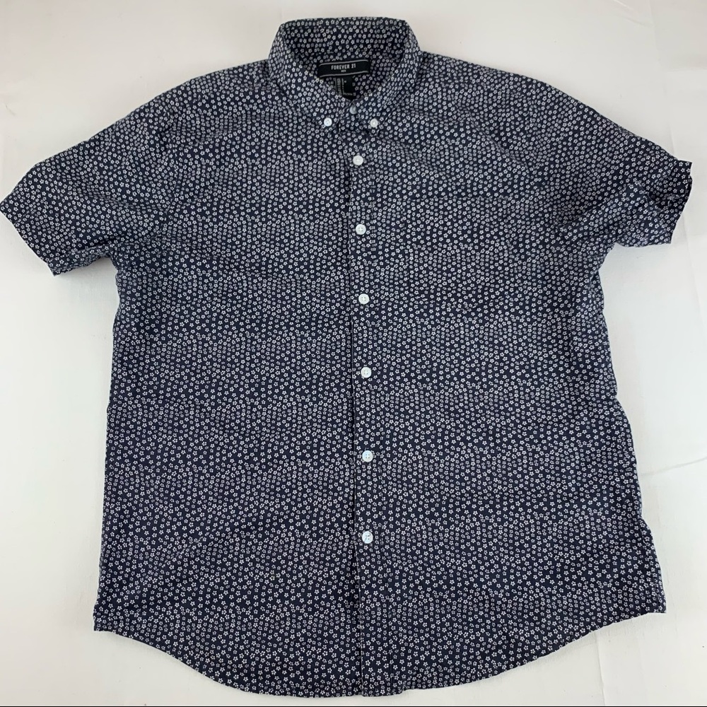 Forever 21 floral Pattern Mens Large